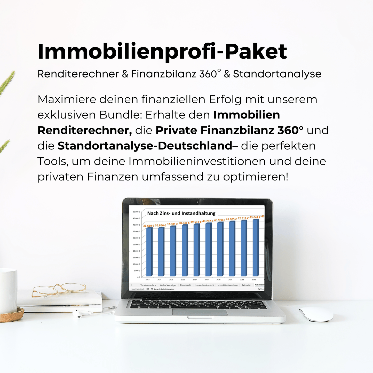 Immobilienprofi - Paket: Renditerechner & Finanzbilanz 360° & Standortanalyse - Steffen Schlutt
