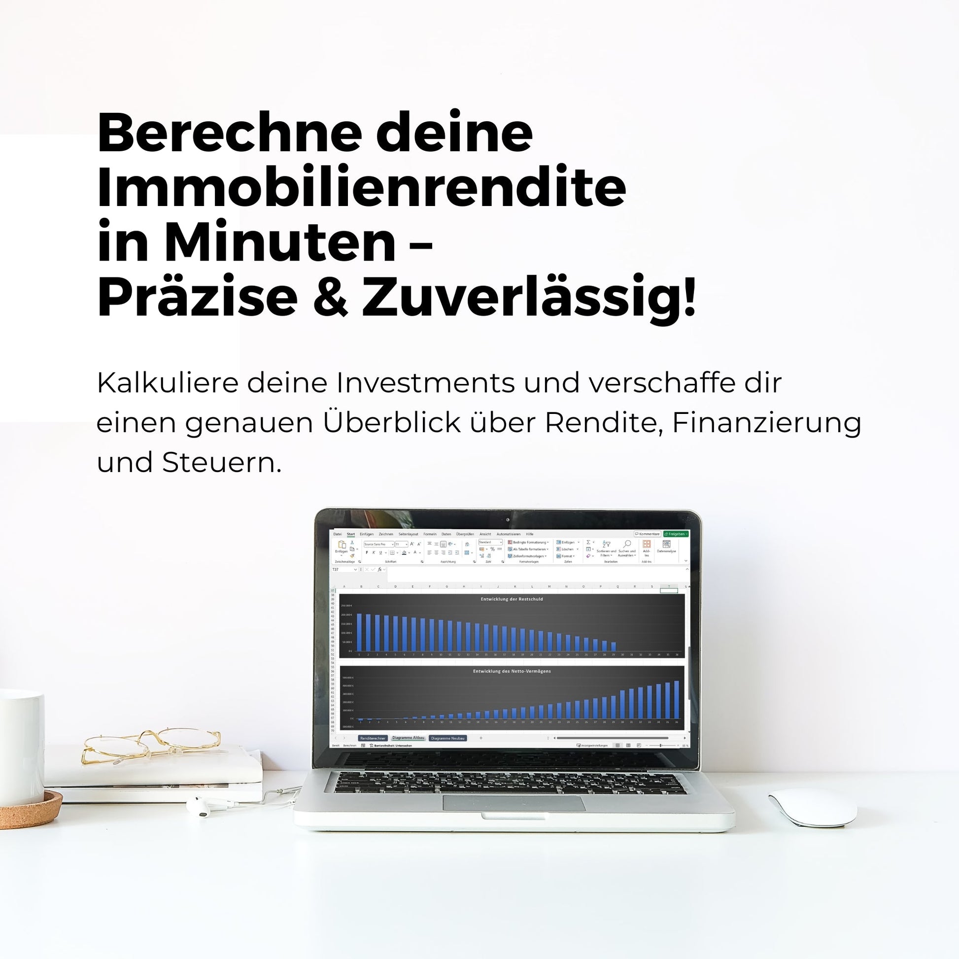 Immobilienprofi - Paket: Renditerechner & Finanzbilanz 360° - Steffen Schlutt